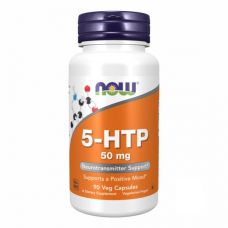 5-гідрокситриптофан NOW Foods 5-HTP 50 мг 90 вег капс