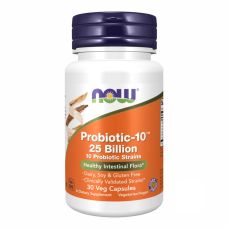 Пробиотик NOW Foods Probiotic-10 25 Billion 10 Probiotic Strains 30 вег капс