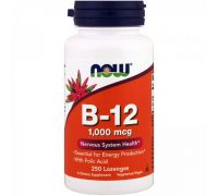 NOW Foods Vitamin B-12 1000 мкг 250 леденцов