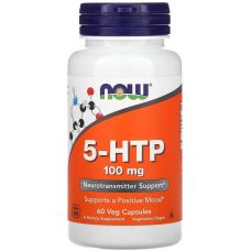 5-гидрокситриптофан NOW FOODS 5-HTP 100 мг 60 вег капс