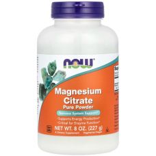 Магній Цитрат у порошку NOW Foods Magnesium Citrate Pure Powder 227 г