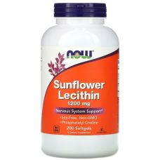 Лецитин соняшниковий NOW Foods Sunflower Lecithin 1200 мг 200 Softgels