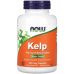 Келп Натуральний йод (Ламінарія) NOW FOODS KELP 325 мкг 250 вег капс