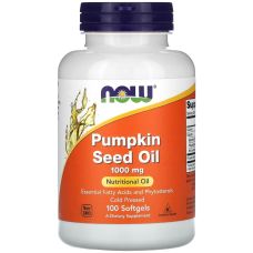 Гарбузова олія NOW FOODS Pumpkin Seed Oil 1000 мг 100 софтгель