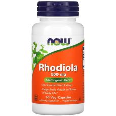 Родіола рожева NOW FOODS Rhodiola 500 мг 60 вег капс