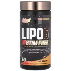 Комплексний жироспалювач без стимуляторів NutreX Lipo-6 Stim-Free 60 капс