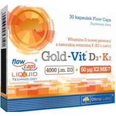 Вітамін Д3+К2 Olimp Gold-Vit D3 4000+K2 30 капсул