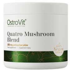 Гриби комплексні Їжавик Кордіцепс Рейші Чага OstroVit Quatro Mushroom Blend 100 г