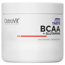 Амінокислоти ВСАА з глютаміном Ostrovit BCAA + Glutamine 200 г