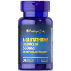 L-Глутатіон Puritans Pride L-Glutathione 500 мг 30 капс