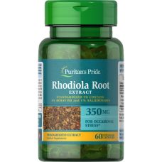 Родіола рожева Puritans Pride Rhodiola Standardized Extract 350 мг 60 капс
