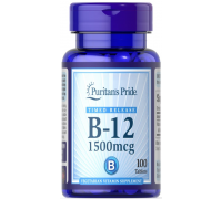 Puritans Pride Vitamin B-12 1500 mcg Timed Release 1500 мкг 100 таб