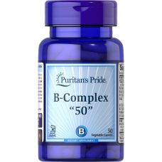 Комплекс вітамінів групи В Puritans Pride Vitamin B-Complex 50 50 вег капс