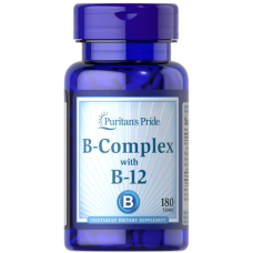 Комплекс витаминов группы В Puritans Pride Vitamin B-Complex and Vitamin B-12 180 таблеток