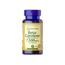 Бета-каротин Puritans Pride Beta Carotene 7500 мкг 250 софтгель
