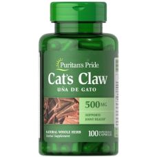 Котячий кіготь Puritans Pride Cats Claw 500 мг 100 капсул