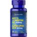 Ацетил-L-карнітин з альфа-ліпоєвою кислотою Puritans Pride Acetyl L-Carnitine 400 мг з Alpha Lipoic Acid 200 мг 30 капс