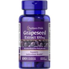 Екстракт виноградних кісточок Puritans Pride Grapeseed Extract 100 мг 100 капс