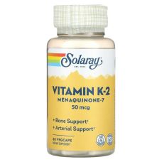 Вітамін К2 Менахінон-7 Solaray Vitamin K-2 MK-7 50 мкг 60 вег капс