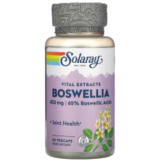Екстракт босвеллії Solaray Boswellia 450 мг 60 вег капс