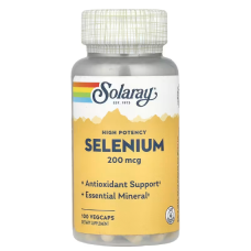 Селен Solaray Selenium High Potency 200 мкг 100 вег капс