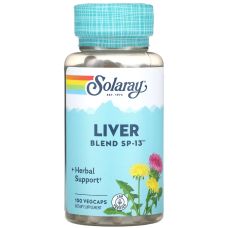 Комплекс для здоров'я печінки Solaray Liver Blend SP-13 100 вег капс