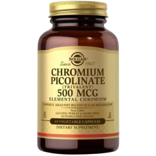 Хром піколінат Solgar Chromium Picolinate 500 мг 60 капс