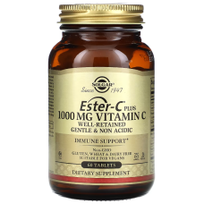 Естер-С плюс Складноефірний Вітамін С Solgar Ester C Plus Vitamin C 1000 мг 60 таб