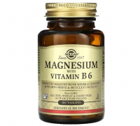 Solgar Magnesium with Vitamin B6 100 таб