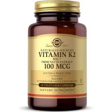 Натуральный витамин K2 Solgar Natural Vitamin K2 100 мкг 50 капс
