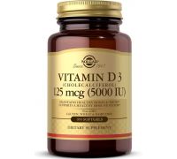 Solgar Vitamin D3 Cholecalciferol 125 мкг 5000 МО 100 софтгель