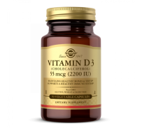 Solgar Vitamin D3 Cholecalciferol 55 мкг 2200 МО 50 вег капс