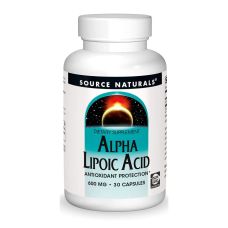 Альфа-ліпоєва кислота Source Naturals Alpha Lipoic Acid 600 мг 30 капс