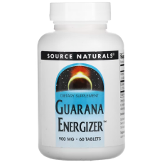 Екстракт Гуарани Source Naturals Guarana Energizer 900 мг 60 таб