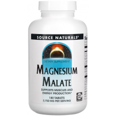 Магний Малат с яблочной кислотой Source Naturals Magnesium Malate 1250 мг 180 таб