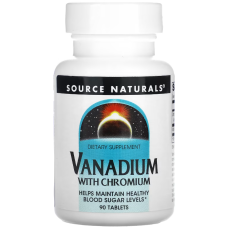 Ванадий с хромом Source Naturals Vanadium with Chromium 90 таб