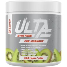 Предтренировочный комплекс без кофеина Sporter Ulta Max 2.0 Stim Free 420 г Киви