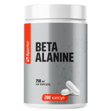 Бета-Аланін Sporter Beta-Alanine 750 мг 200 капс
