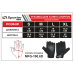 Перчатки мужские Sporter Gym Men Weightlifting Glowes (MFG-190,6 D) Full Black