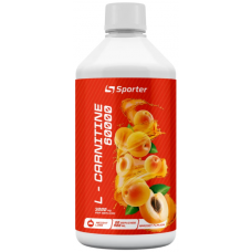 Жироспалювач Л-Карнітін Sporter L-carnitine 60000 500 мл Абрикос