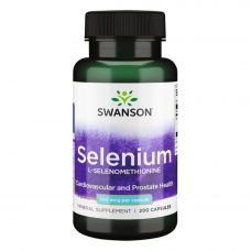 Селен, L-селенометіонін Swanson Selenium L-selenomethionine 100 мкг 200 капс