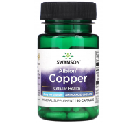 Swanson Albion Copper 2 мг 60 капс