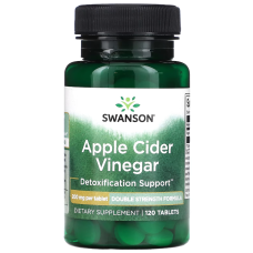 Яблучний оцет Swanson Apple Cider Vinegar 200мг 120 таб