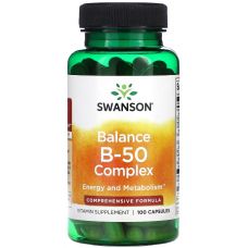Комплекс витаминов группы B Swanson Balance B 50 Complex 100 капс