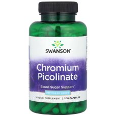 Хром піколінат Swanson Chromium Picolinate 200 мкг 200 капс
