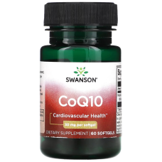 Коэнзим Q10 Swanson CoQ10 30 мг 60 капс