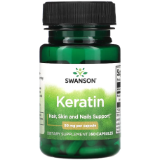Кератин Swanson Keratin 50 мг 60 капс