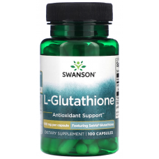 L-глутатіон Swanson L-Glutathione 100 мг 100 капсул