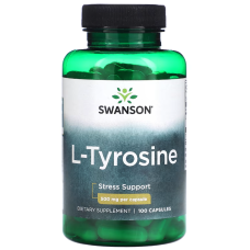 L-тирозин в свободной форме Swanson L-Tyrosine 500 мг 100 капс