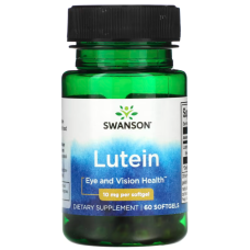 Лютеїн Swanson Lutein 10 мг 60 софтгелів